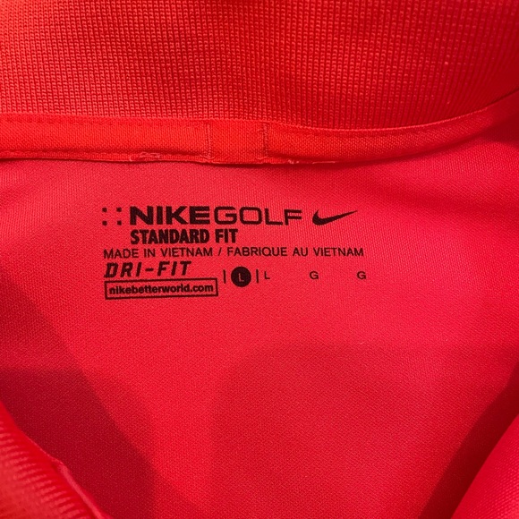 Nike Clemson Golf Polo Orange - Picture 3 of 4